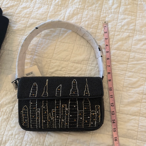 Staud Tommy Bag Beaded NYC Skyline NEW - Picture 7 of 9